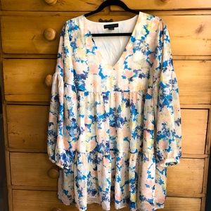 Fall Floral mini dress